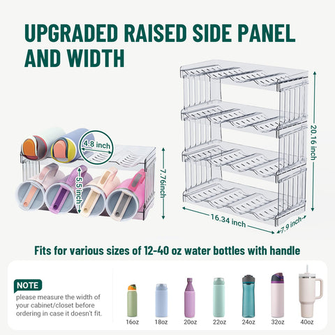 Bobomoment stackable design allows quick assembly for custom multi-tier shelving.