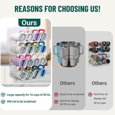 Bobomoment sturdy PET material ensures reliable support for heavy drinkware.