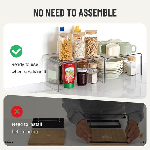 Bobomoment durable display shelves supporting everyday items with sturdy construction.
