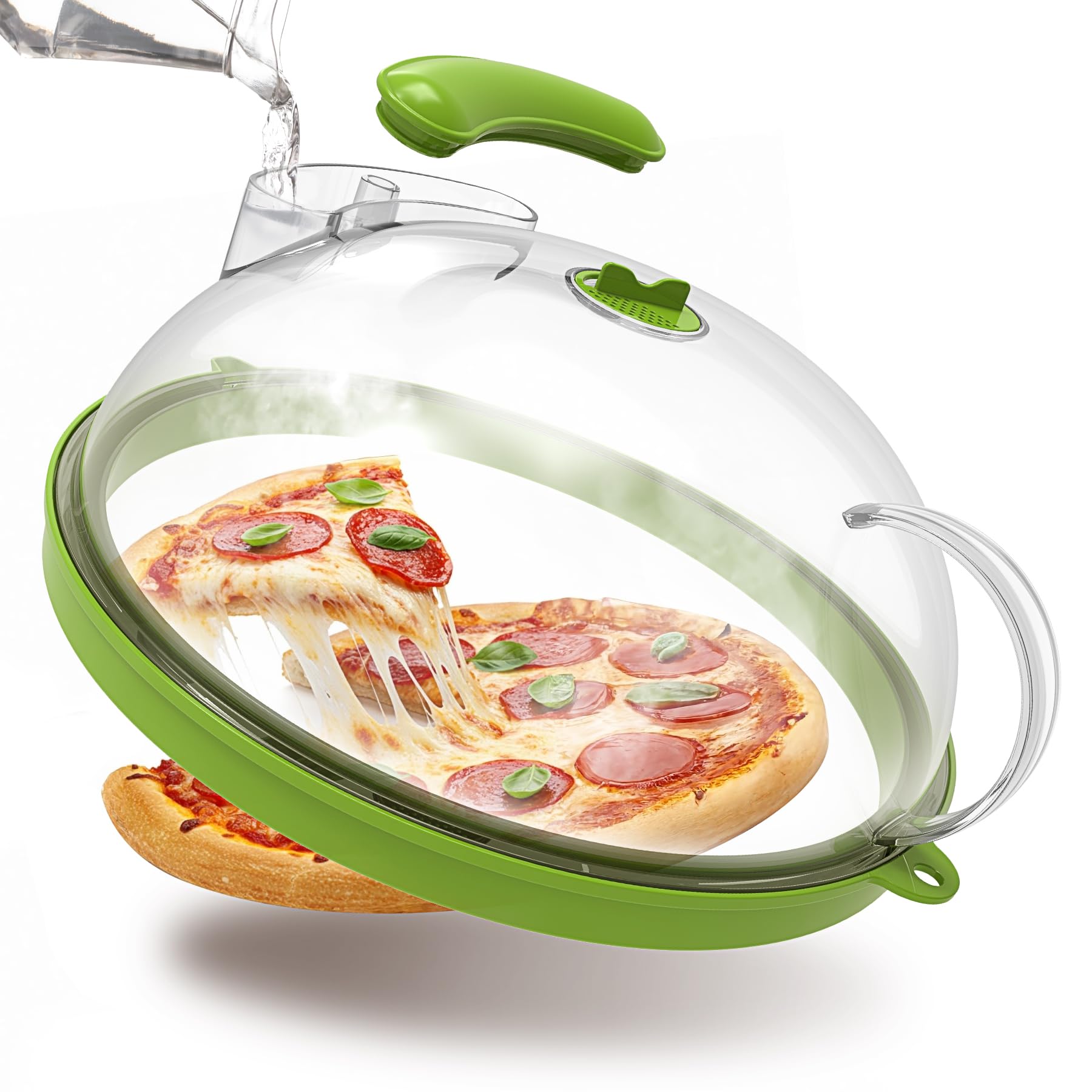 Bobomoment water-steamer feature in microwave cover, preserving moisture during heating