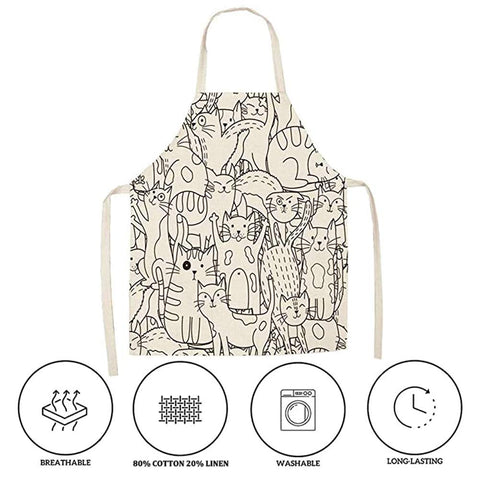 BOCTTCBO cat apron gift idea shows playful kitchen accessory.