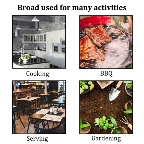 BOCTTCBO cat apron painting and gardening scene illustrates versatile use.