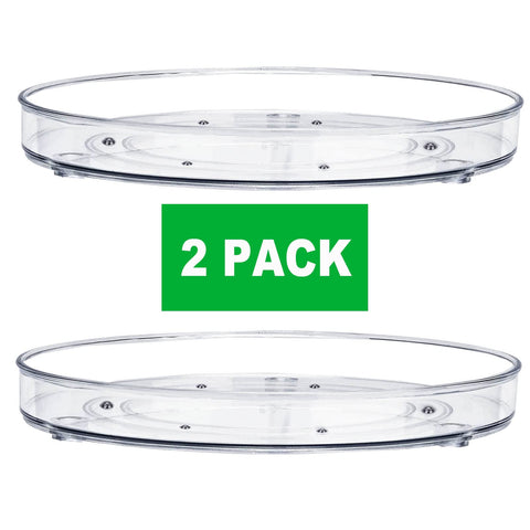 BodiCal Lazy Susan turntable clear glide edges keep items secure