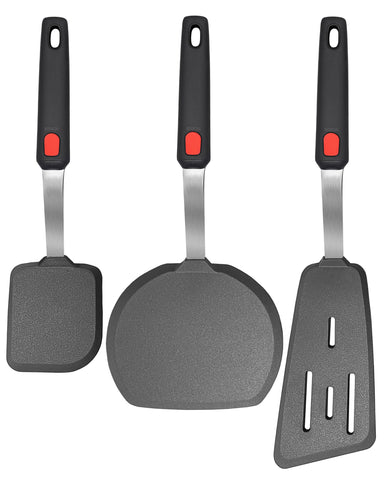 BodiCal Set3 silicone spatula collection for versatile nonstick cooking