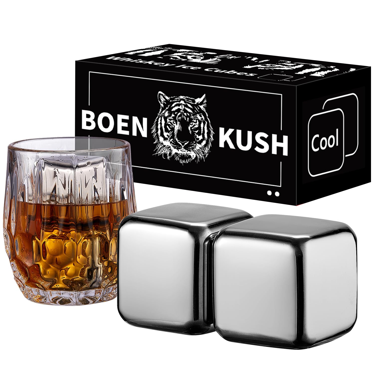 Boenkush large whiskey stones 64cm3 cooling rocks preserve flavor without dilution