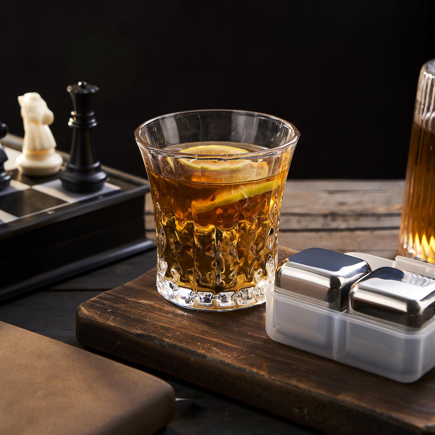 Boenkush premium drink cooling cubes versatile for whiskey and wine