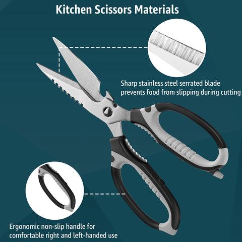 BoFuYuan kitchen scissors bottle-opener and nutcracker for practical prep