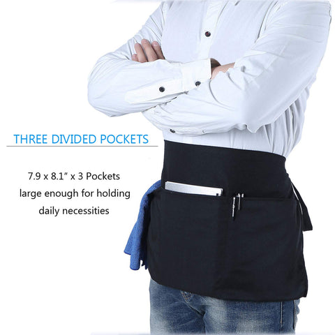 BOHARERS front-view apron demonstrates clean professional look with practical wrap.