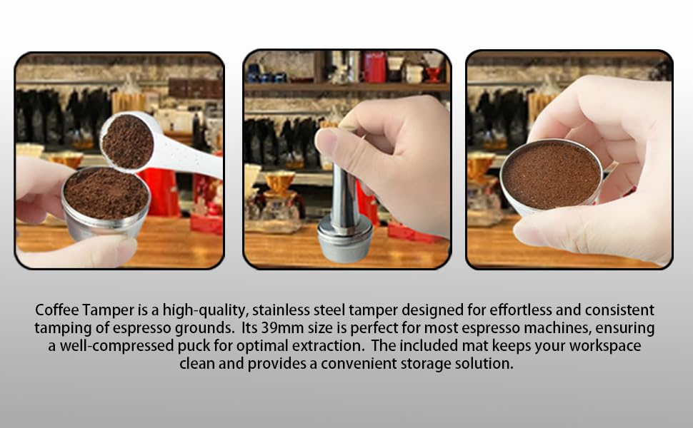 Boicafe heavy-press tamping for consistent extraction and improved flow