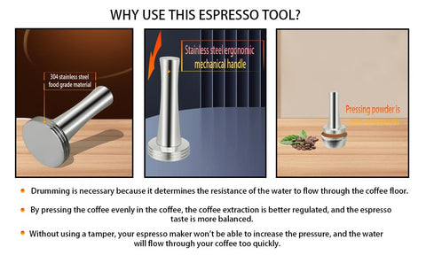 Boicafe 39mm-fit tampers ideal for standard portafilters