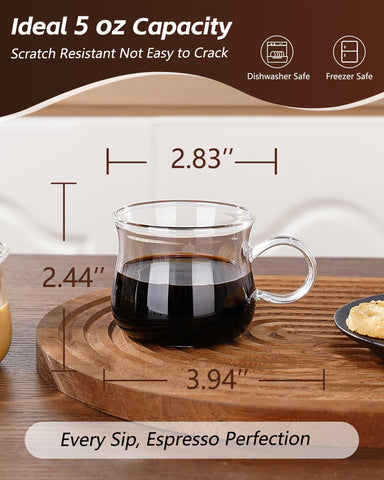 BOILMERIT crystal-clear design highlights coffee colors beautifully.