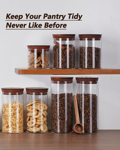 Boilmerit wide-mouth jars making refilling and scooping easy and clean