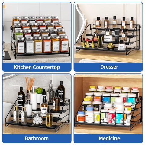 BOIVSHI cabinet organization helps declutter your pantry efficiently.