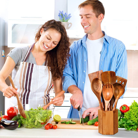 BOKALAKA soft-finish durable utensils with simple storage.