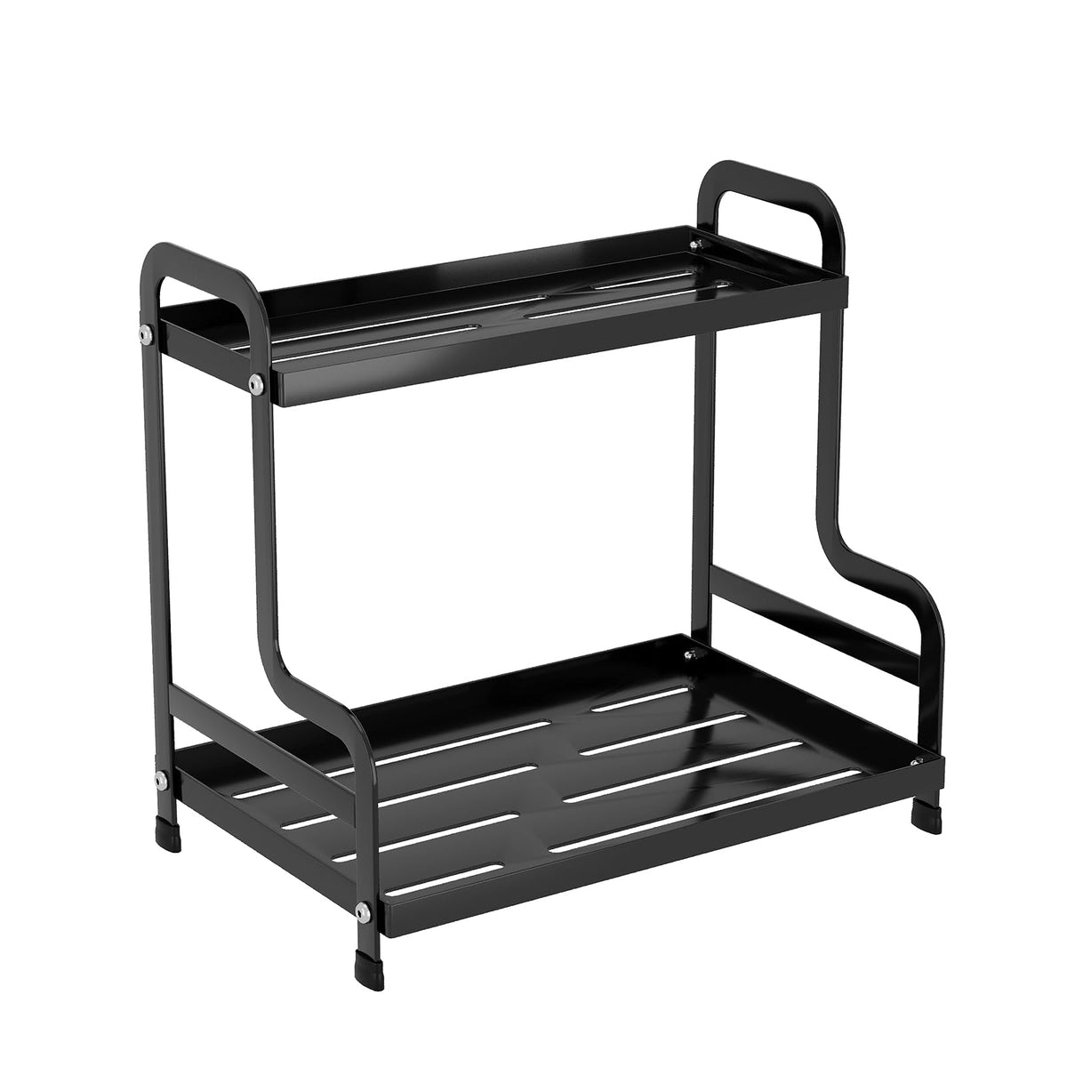 Bokelai 2-tier organizer top view showing mugs and beans neatly accessible