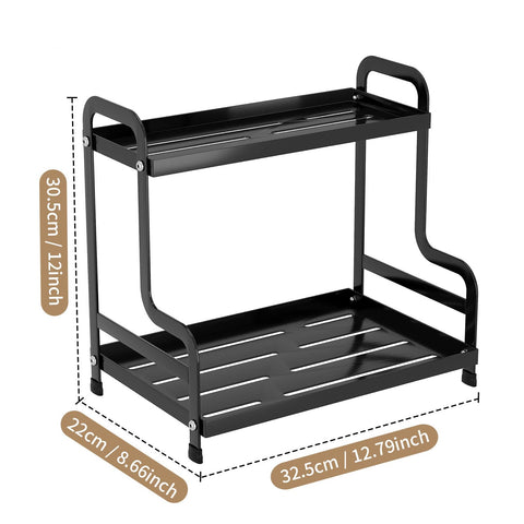 Bokelai coffee bar organizer with condiment storage for kitchen use