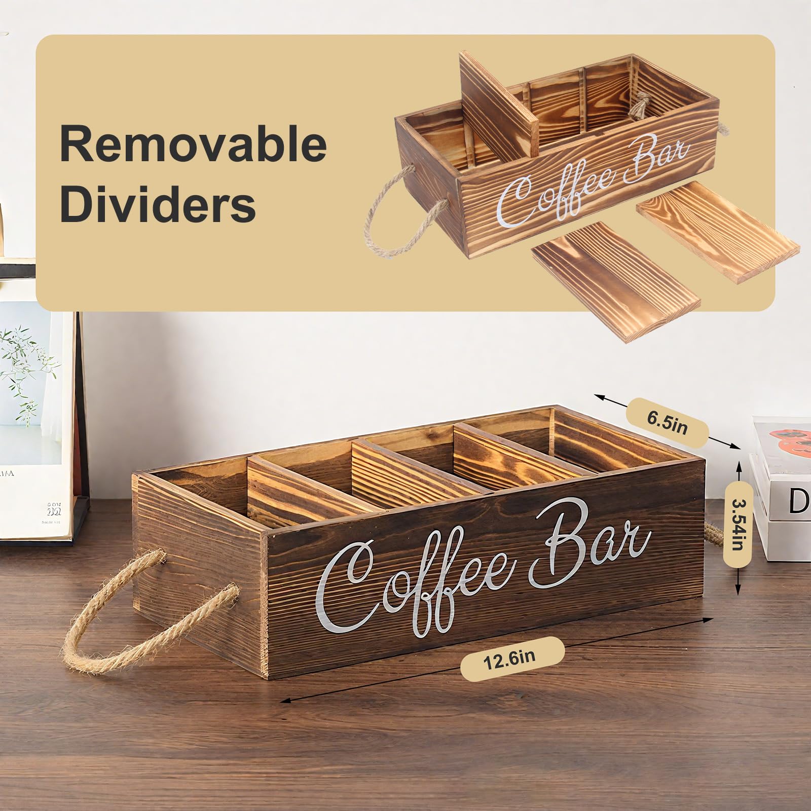 Bokelai countertop organizer on a stylish setup shows durable, easy-to-clean design.