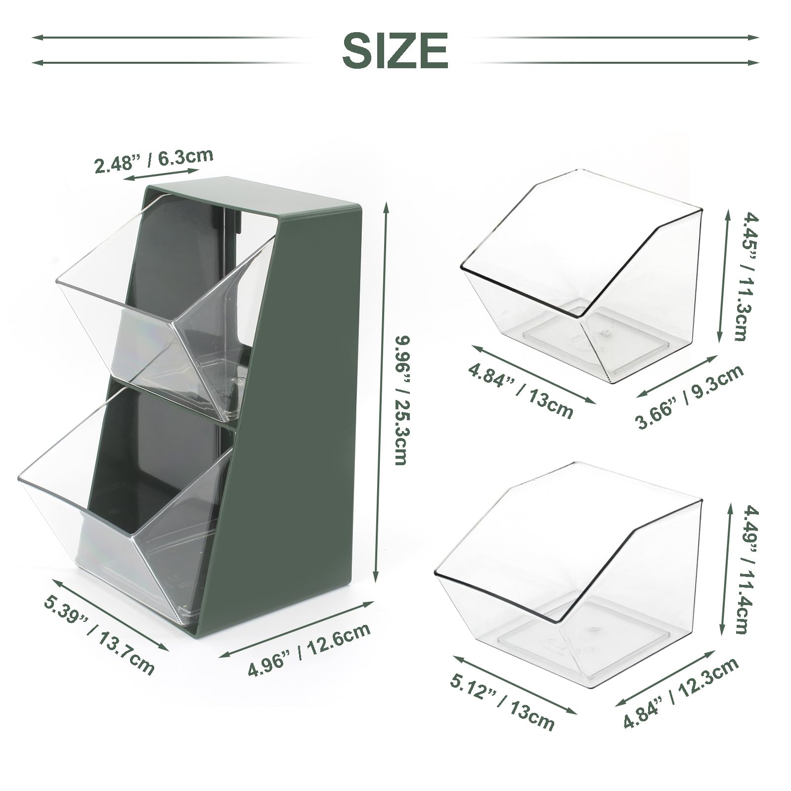 Bokelai removable drawers simplify cleaning and reconfiguration of space.