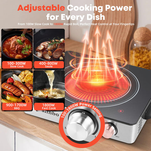 BoKinbo brushed stainless steel body highlights durability