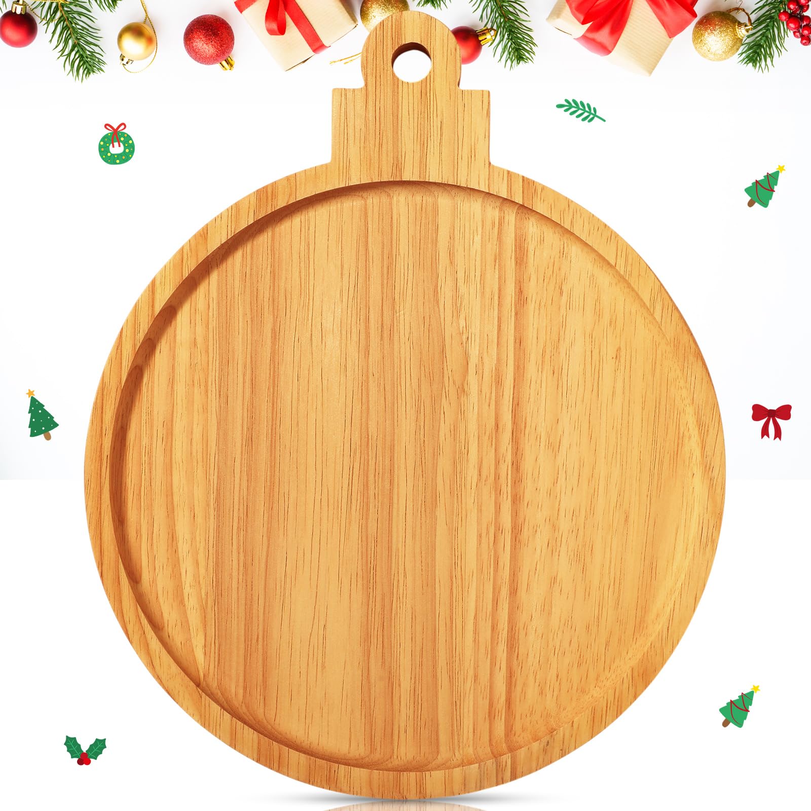 Bokon Christmas ball charcuterie board for festive serving