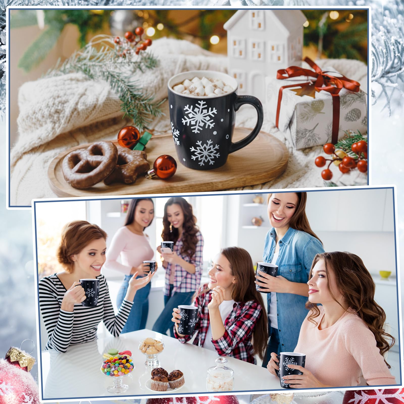Bokon comfortable handle mugs offer a secure grip during hot beverages.