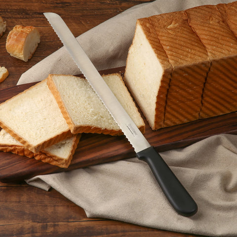 BOLEXINO bread knife handle with ergonomic grip for comfort