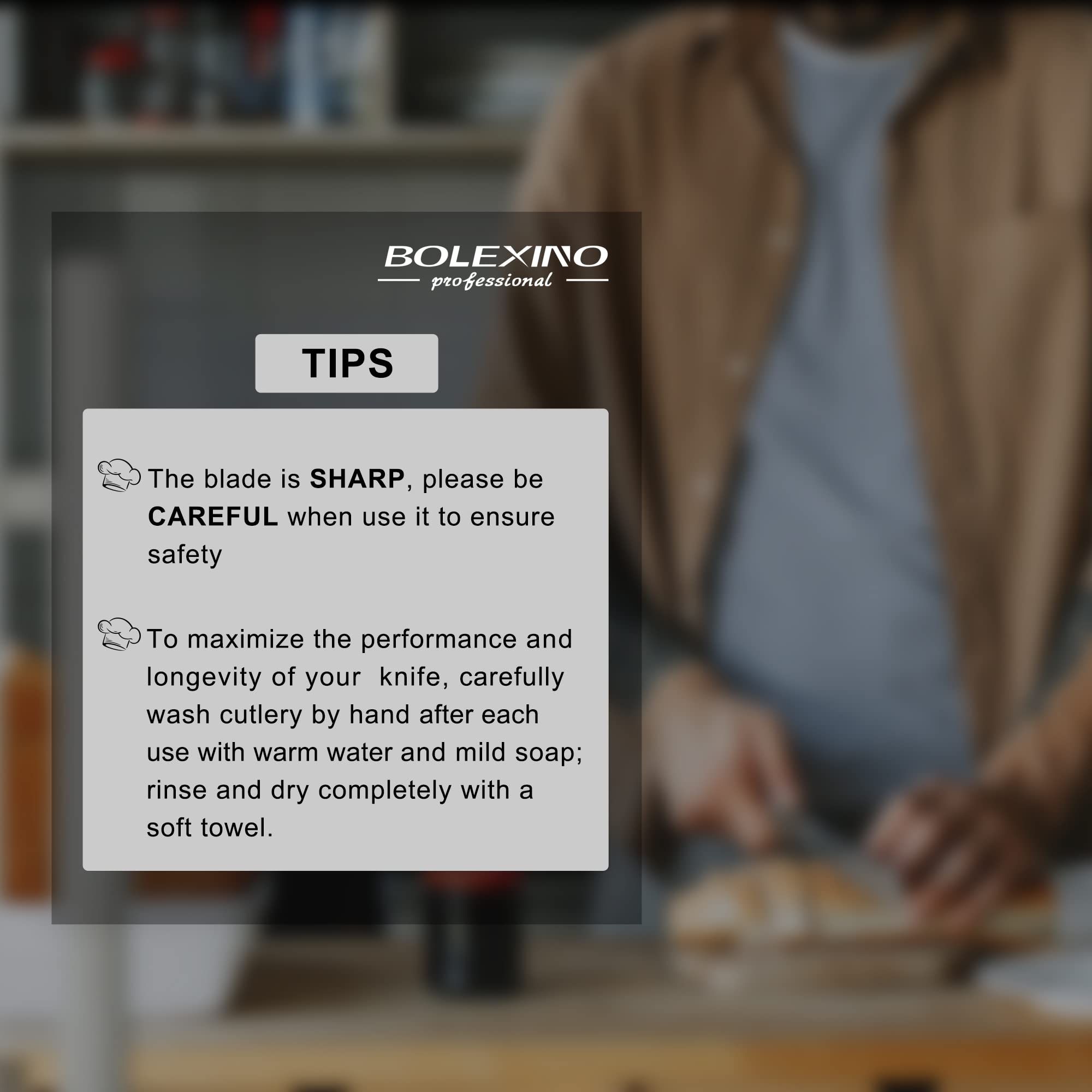 BOLEXINO ergonomic handle reduces fatigue during use