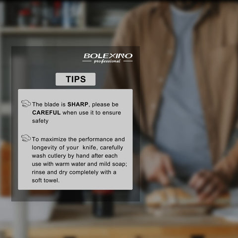 BOLEXINO ergonomic handle reduces fatigue during use