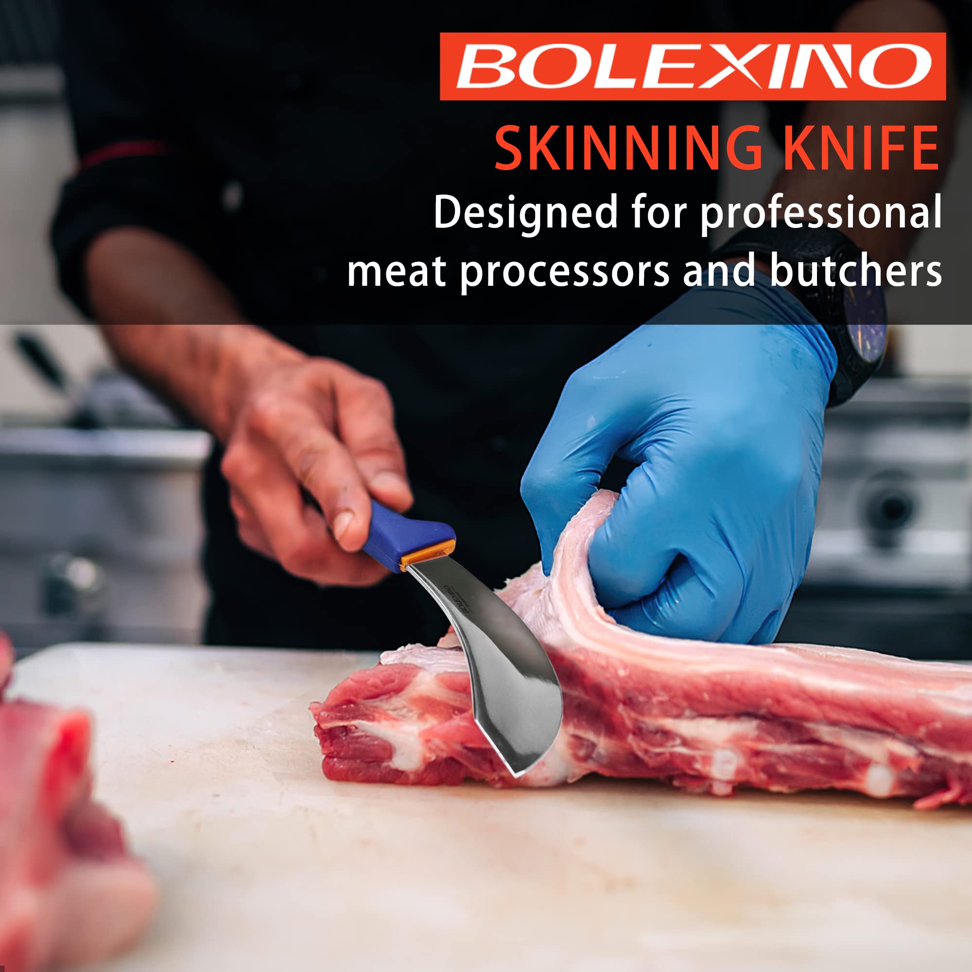 BOLEXINO knife with non-slip TPE handle in wet kitchen conditions