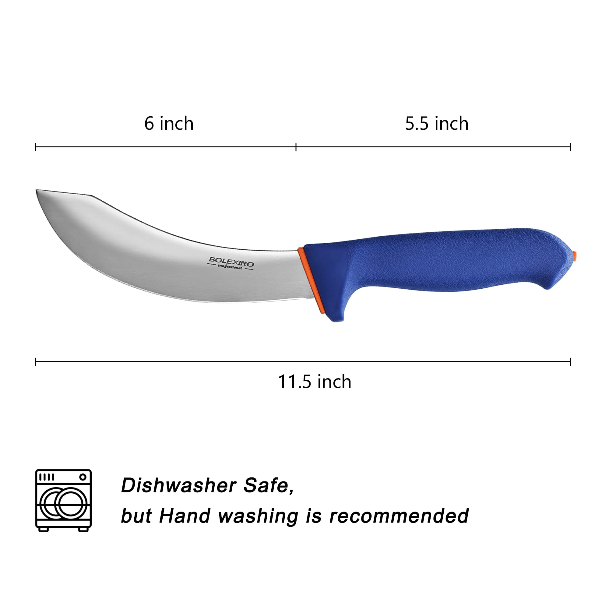 BOLEXINO professional kitchen setup featuring the skinning knife
