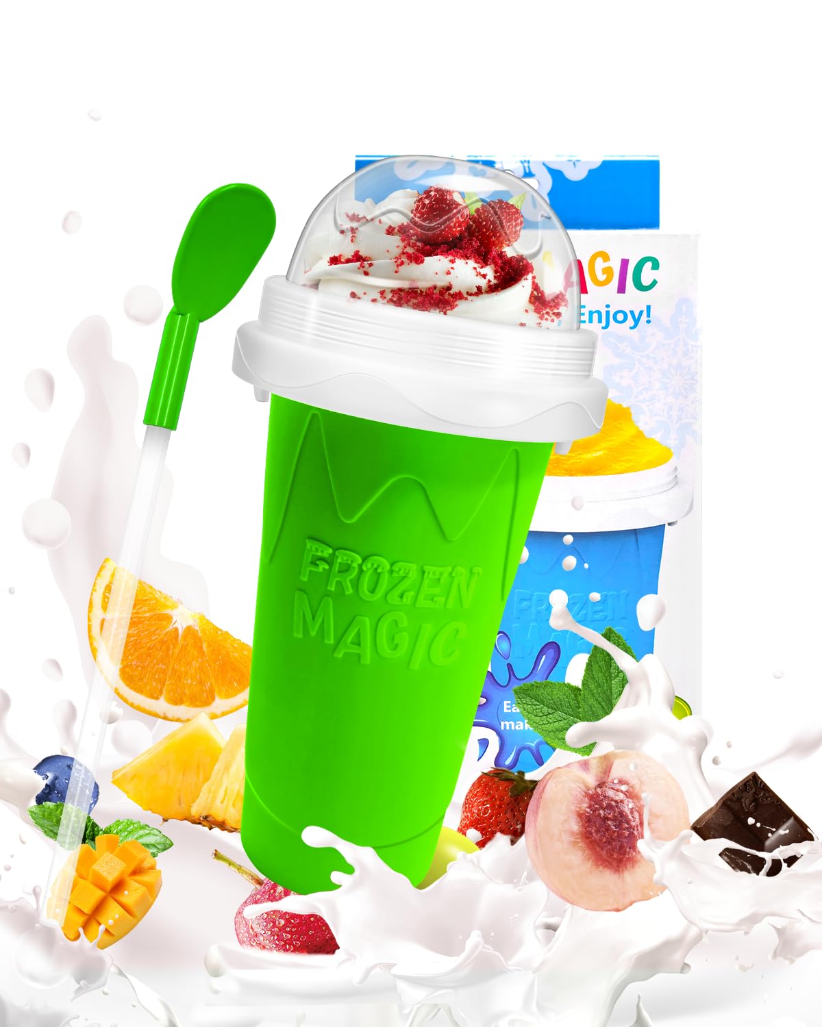 Bollove Slushie Cup inner core for quick, non-diluted slushies