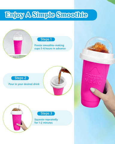 Bollove Slushie Cup EVA lining ensures safety and easy cleaning