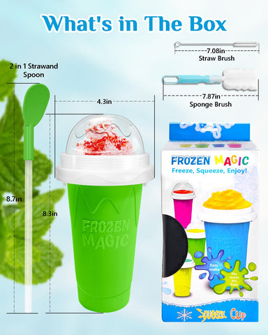 Bollove Slushie Cup EVA lining reduces leaks and residue