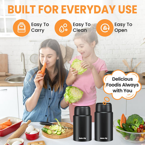 Bolu Fly wide-mouth lid enabling easy filling and cleaning