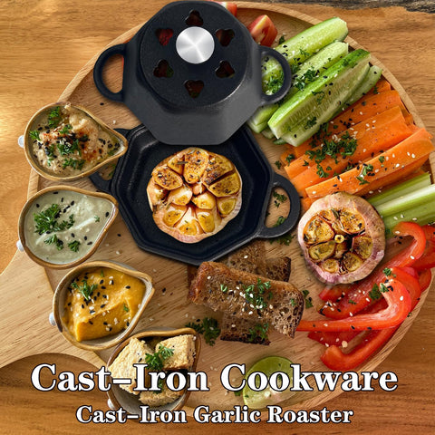BOLVOUD Garlic Roaster on stove demonstrates versatile heat source compatibility