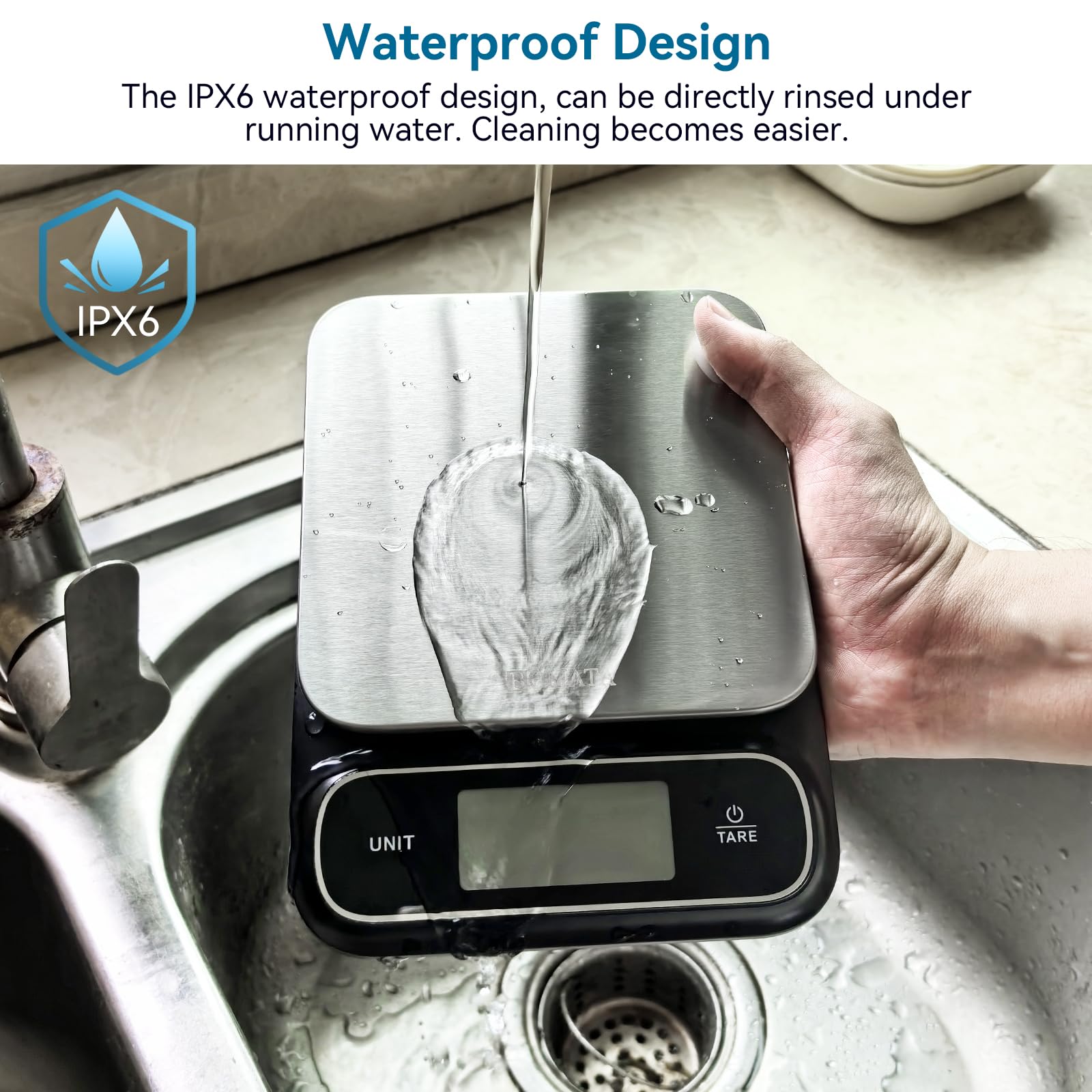 BOMATA 0.1 g precision supports small spice and yeast measurements.