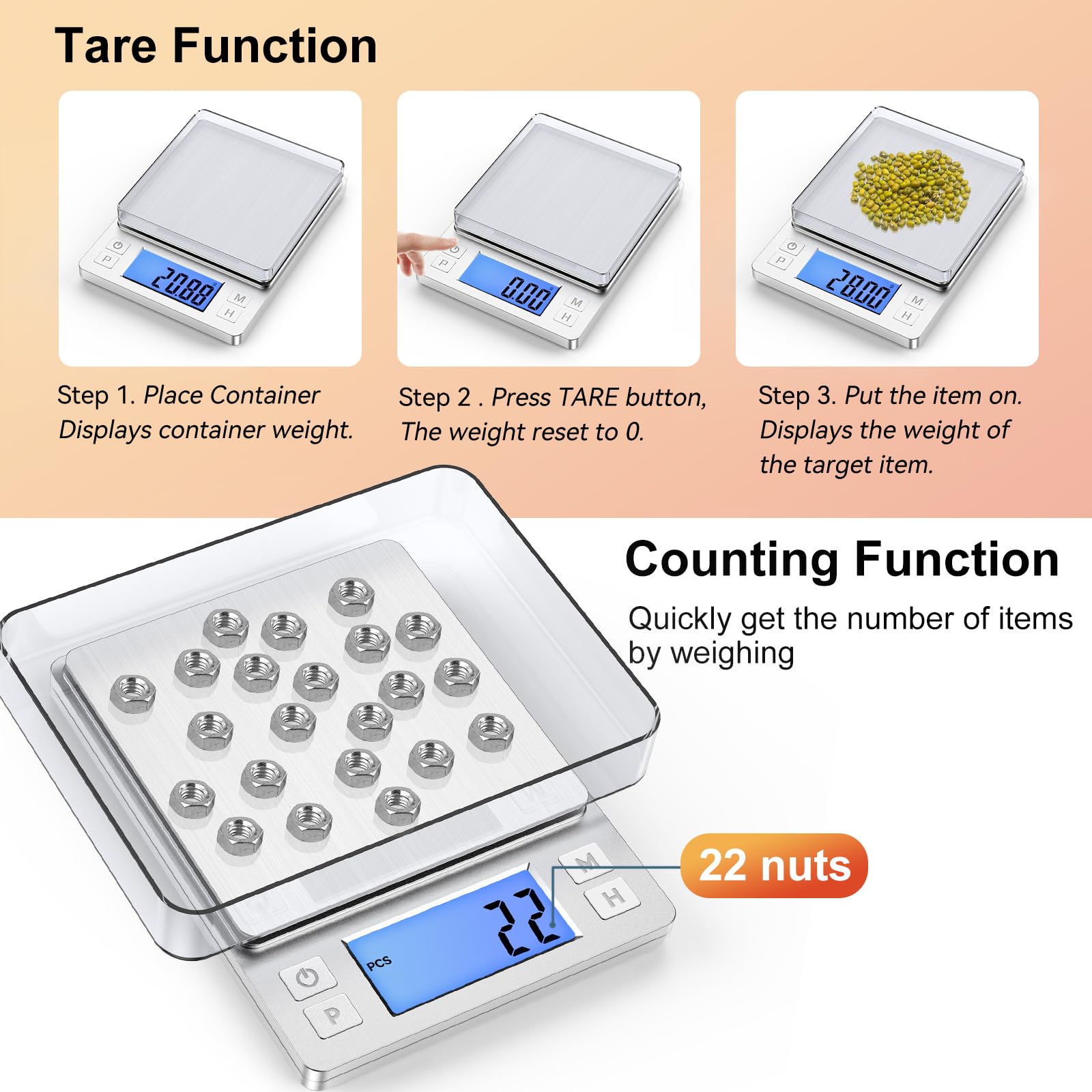 BOMATA 0.01g precision scale ideal for tiny powders and herbs
