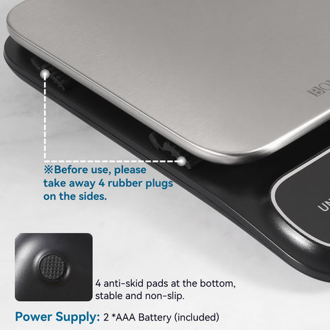BOMATA IPX6 waterproof internals resist splashes during cooking.