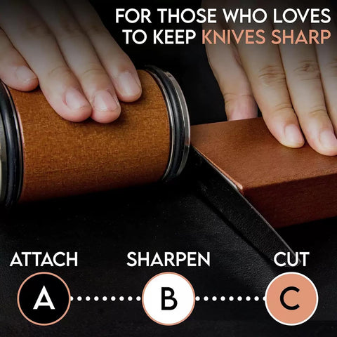BomCot diamond disc sharpener with 400 grit for fast edge restoration.