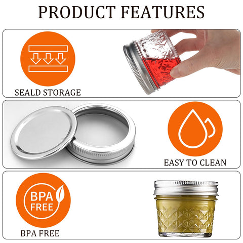 Bomex sponge brush included with jars for easy cleaning.