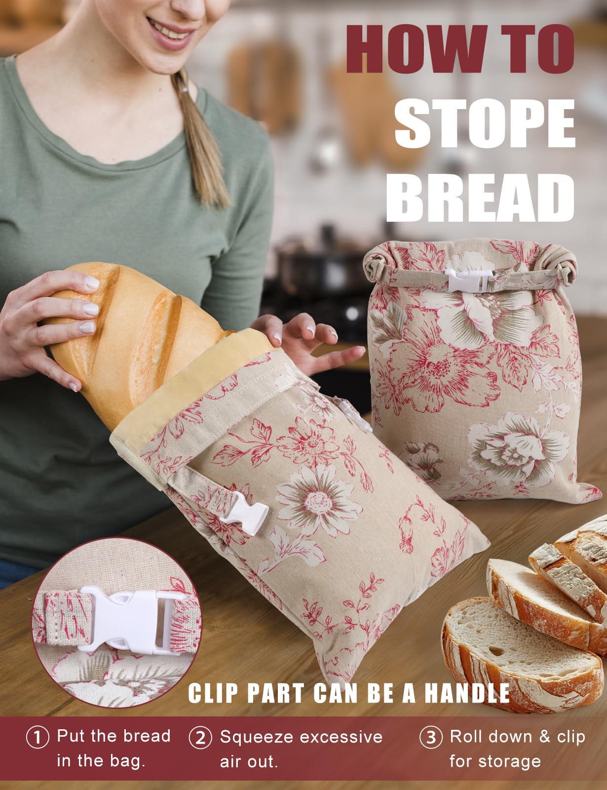 Bomis moisture barrier helps extend bread shelf life.