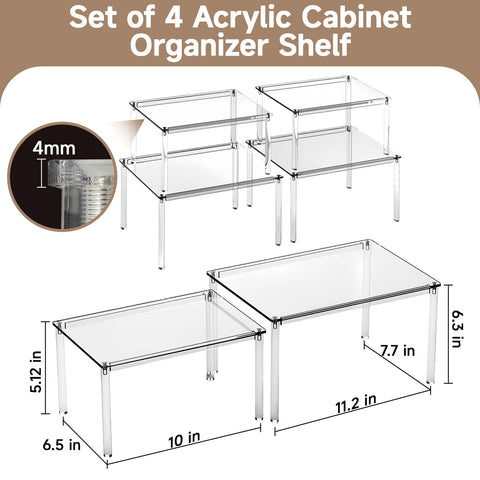 BOMOKS easy clean grease resistant shelves keep kitchen clutter free.