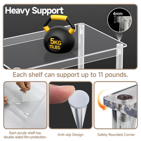 BOMOKS included hardware and legs ensure a stable adjustable fit.