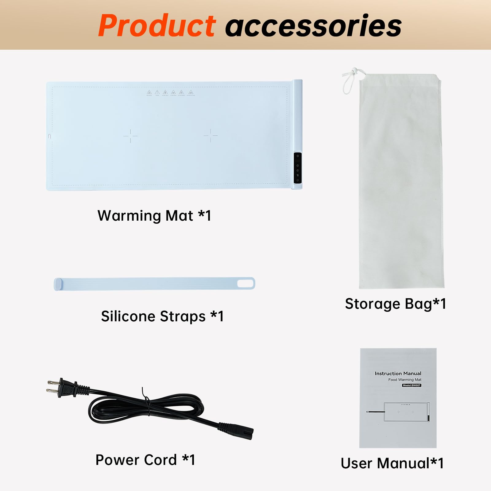 BOMOVA warming mat with child lock and safety features