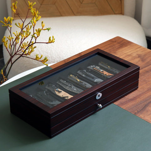 Bonaking ebony veneer finish adds refined style to any workspace