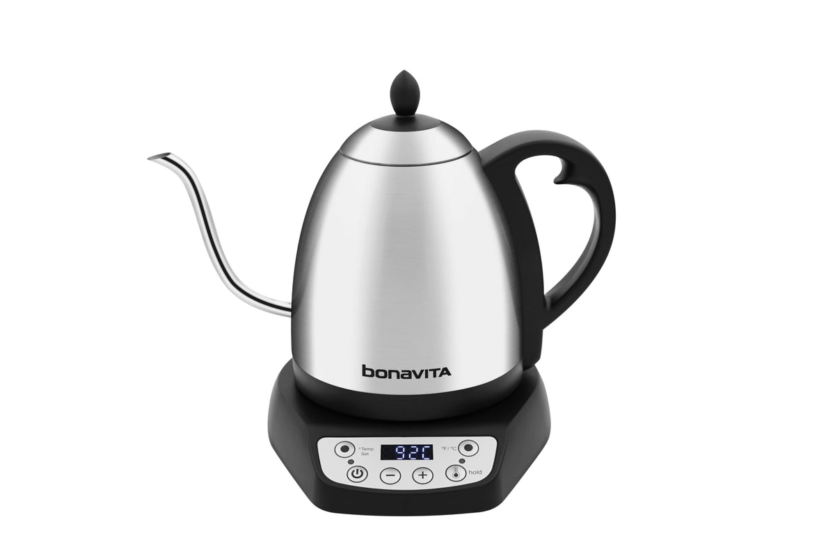 Bonavita 1L gooseneck kettle pour-over precision for coffee.