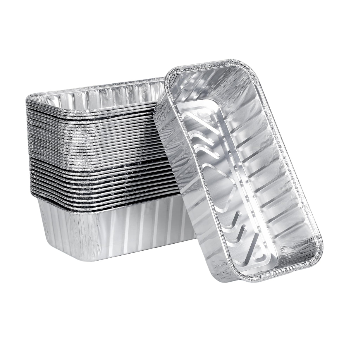 BondOnLum 2lb loaf pan in oven-ready form for even baking.