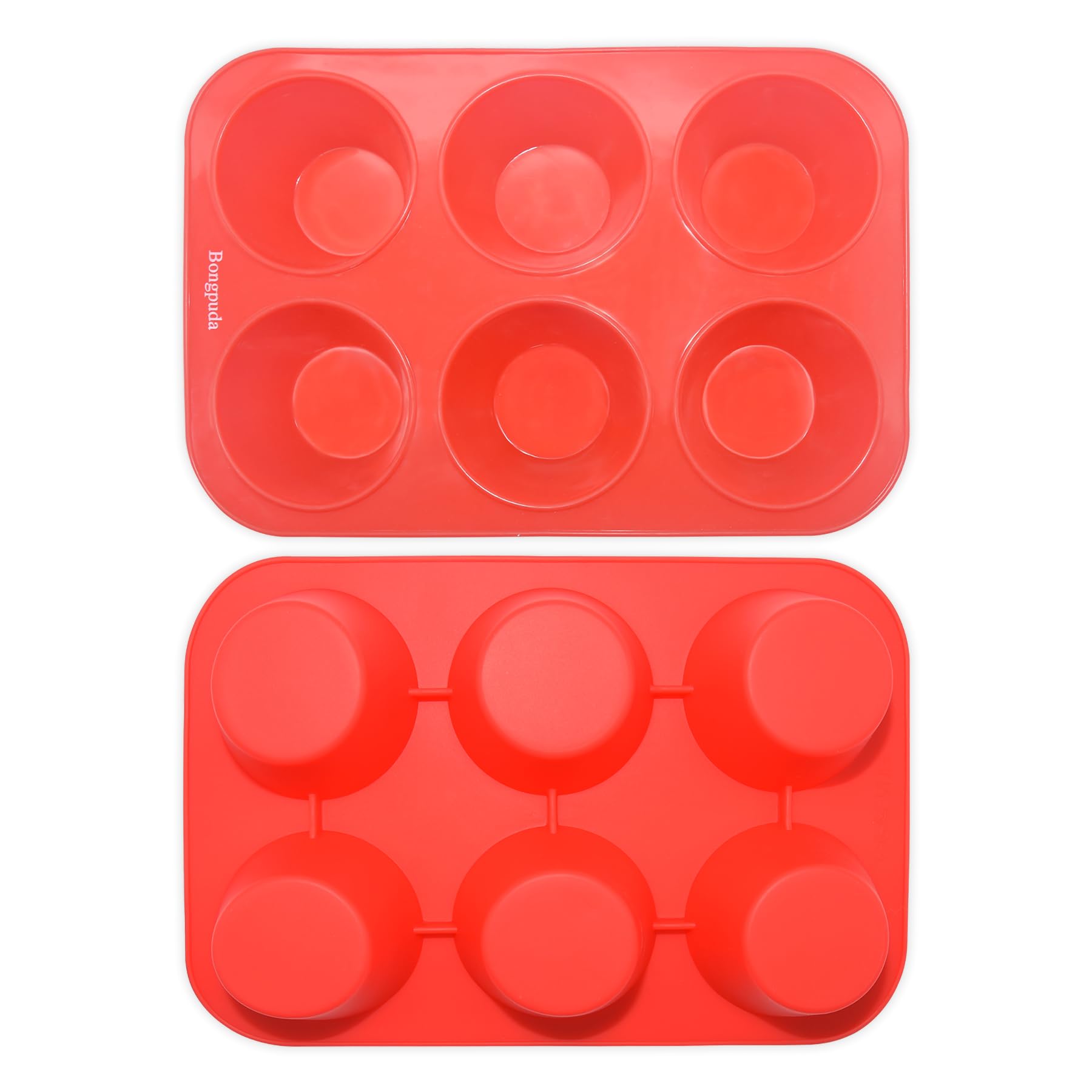 Bongpuda 6-cup pan suitable for muffins cupcakes mini quiches and more