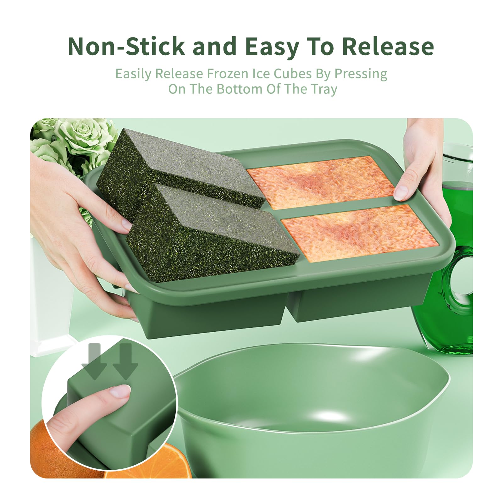 Bongpuda dishwasher-safe freezer tray simplifies cleanup after prep