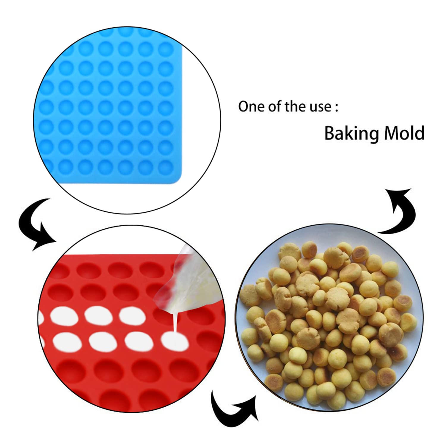 Bongpuda non-stick release mold, easy demolding and simple cleanup after use.